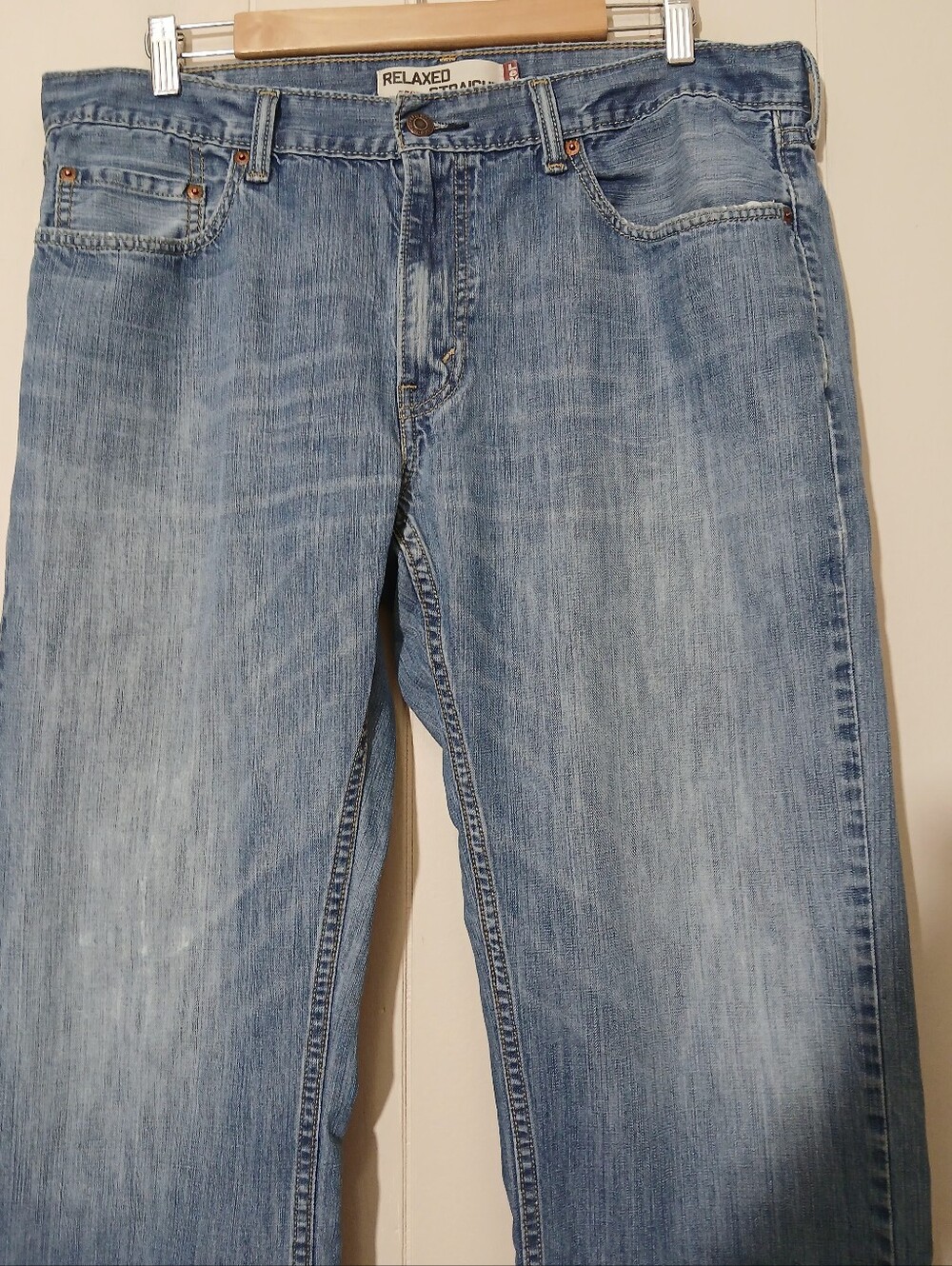 Levi's 559 Men Jeans 36x32 90s Y2K Relaxed Straight Blue Cotton Denim - Picture 2 of 9